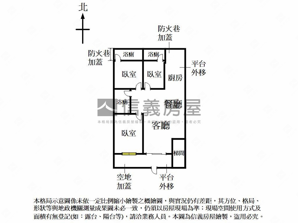 急售近北平商圈一樓公寓房屋室內格局與周邊環境