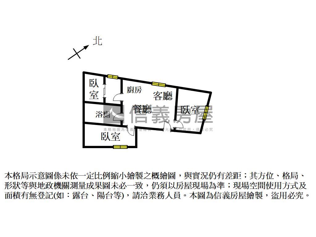 近台南火車站電梯三房房屋室內格局與周邊環境