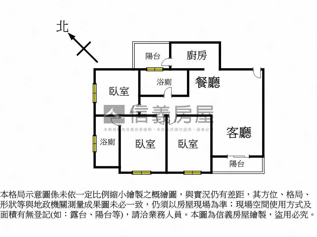 雙子星｜近捷運三房平車房屋室內格局與周邊環境