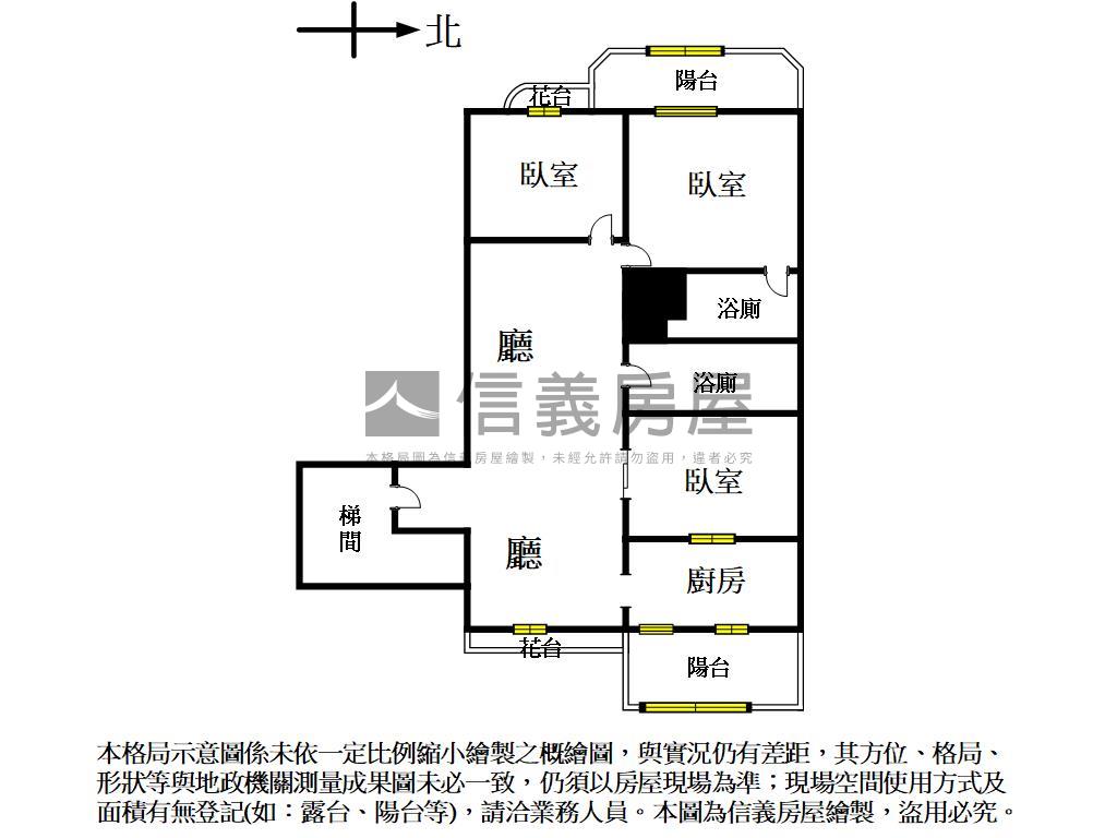 東平商圈✦三房美廈房屋室內格局與周邊環境