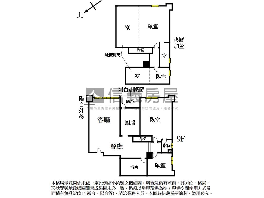世代挑高大空間帶車位房屋室內格局與周邊環境