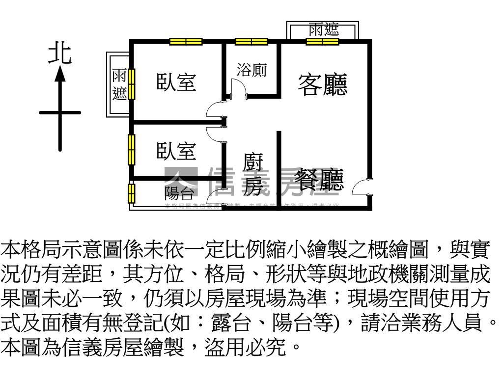 雲鼎小資族兩房稀有釋出房屋室內格局與周邊環境