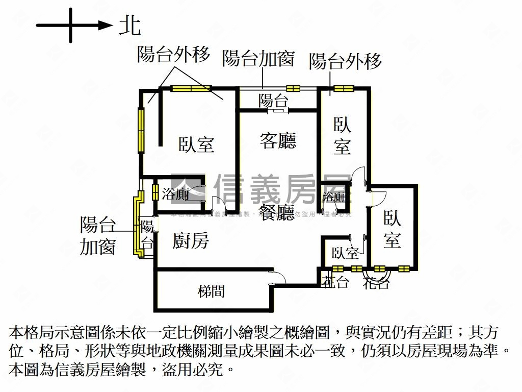 正中山北大空間電梯房屋室內格局與周邊環境