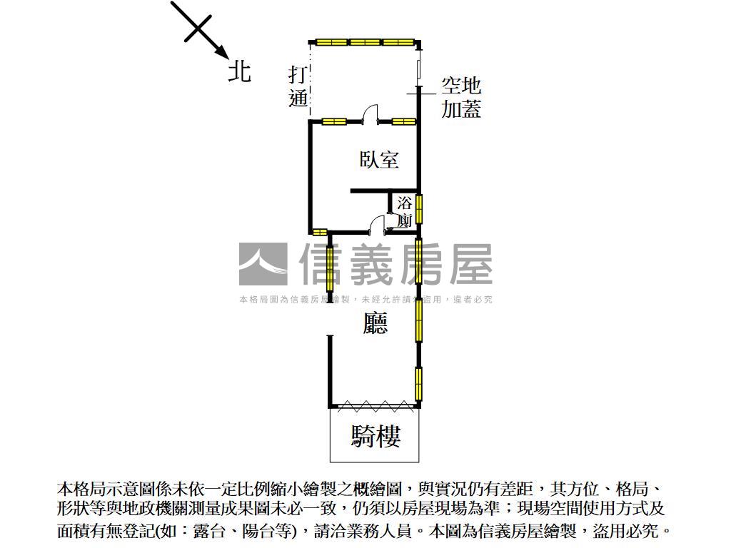 忠孝旁前後出入大面寬店面房屋室內格局與周邊環境