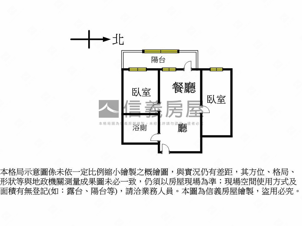 市政１號院高樓兩房平車房屋室內格局與周邊環境