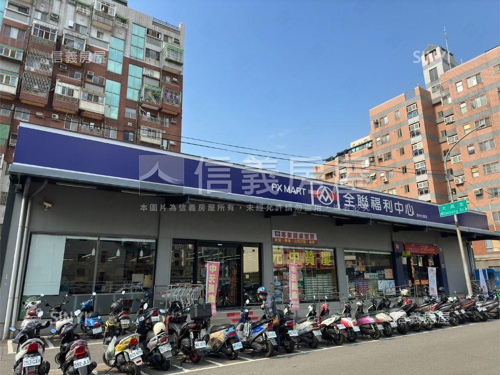 面寬８米多近捷運挑高店面房屋室內格局與周邊環境