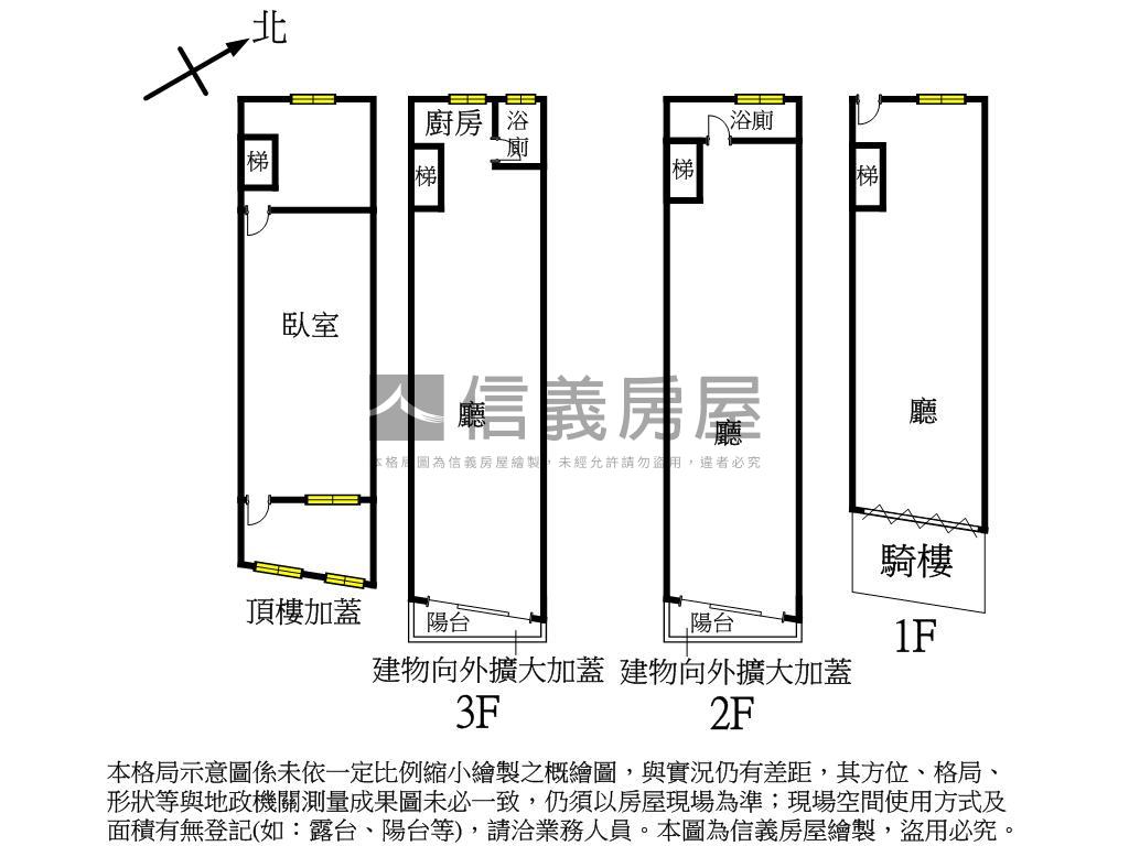 整棟透天房屋室內格局與周邊環境