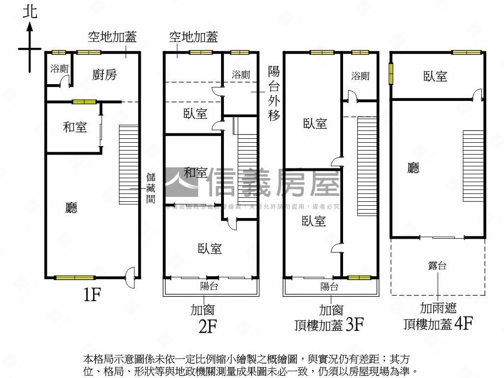 沙鹿坐北朝南低總價透天房屋室內格局與周邊環境