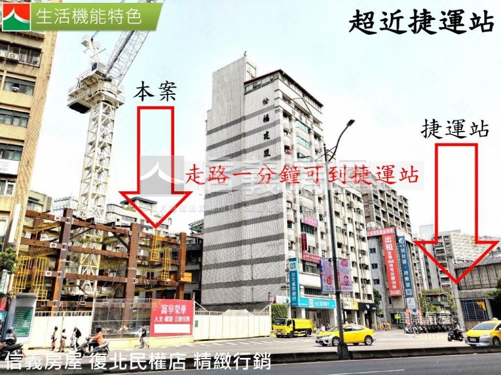 稀有中正紀念堂站時尚辦公房屋室內格局與周邊環境