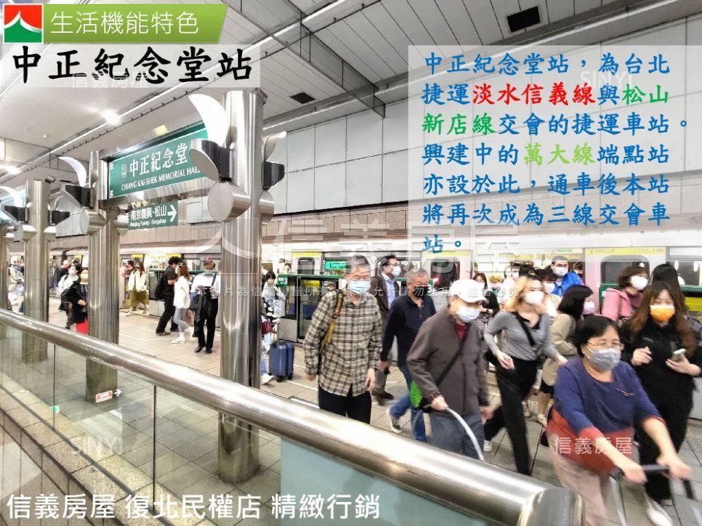 稀有中正紀念堂站時尚辦公房屋室內格局與周邊環境