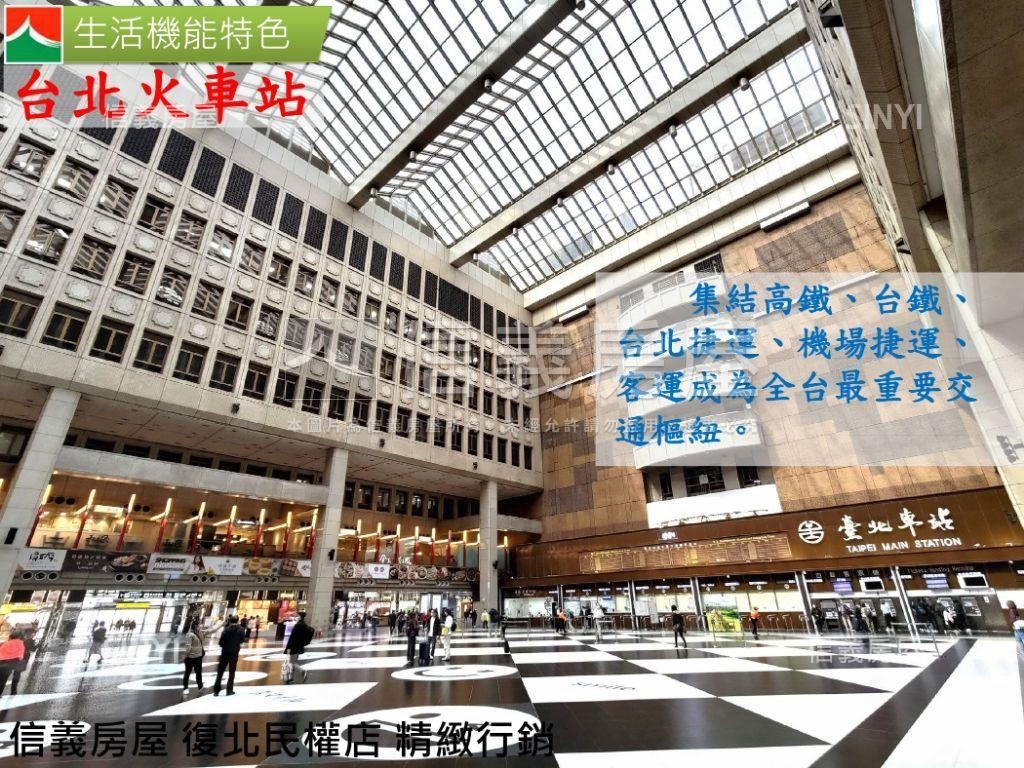 稀有中正紀念堂站時尚辦公房屋室內格局與周邊環境