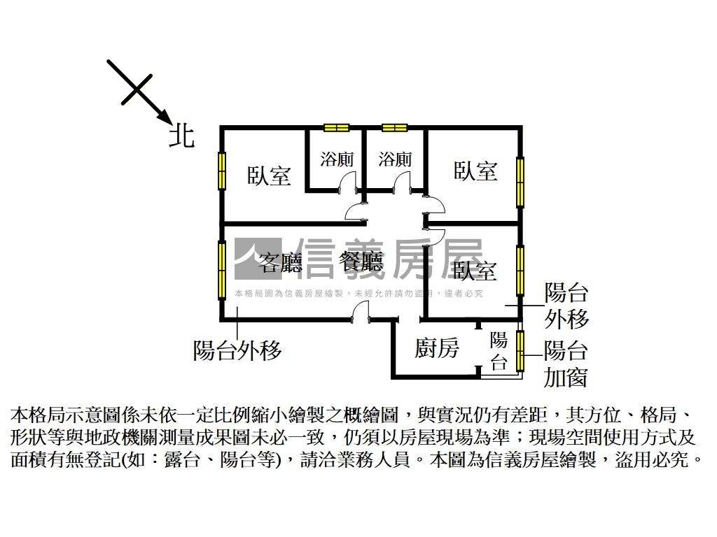 光風霽月●康寧電梯三房房屋室內格局與周邊環境