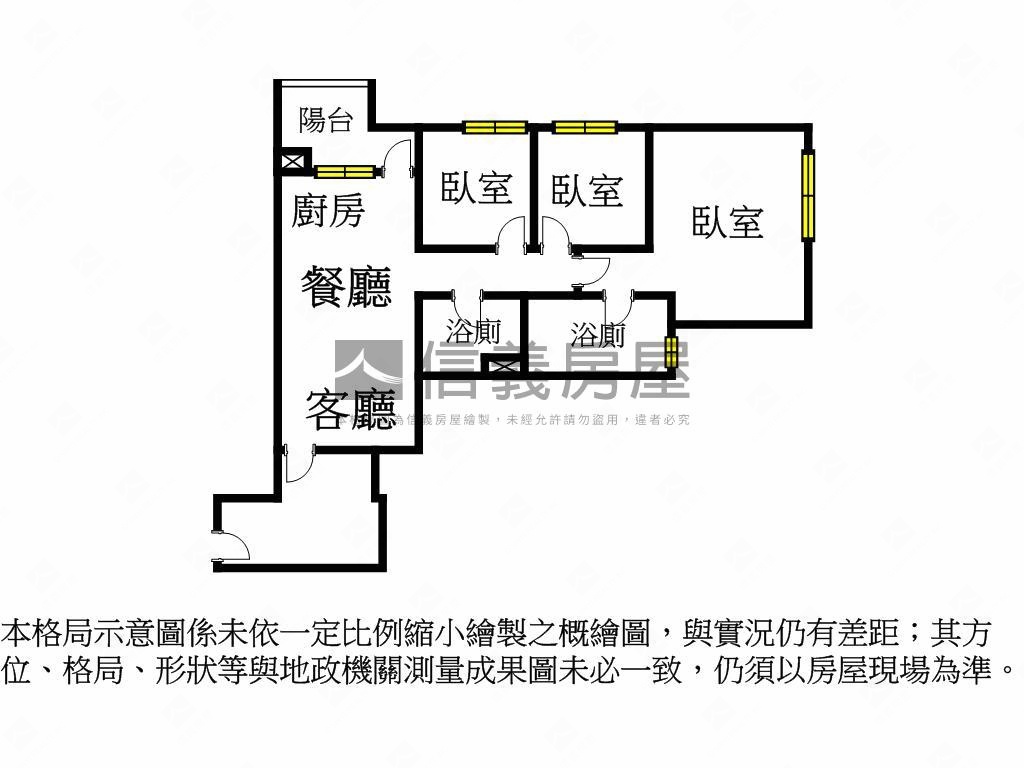 市政新銳高樓Ａ７三房平車房屋室內格局與周邊環境