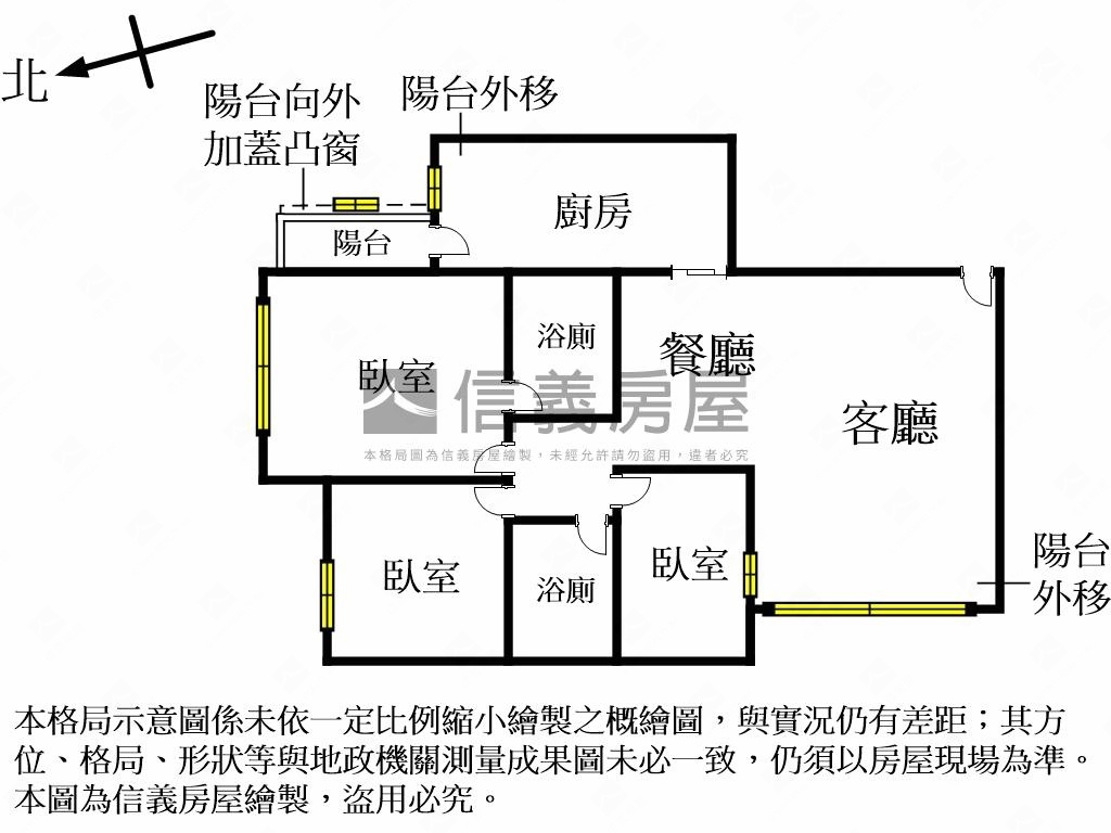 文化國宅溫馨三房在這裡房屋室內格局與周邊環境