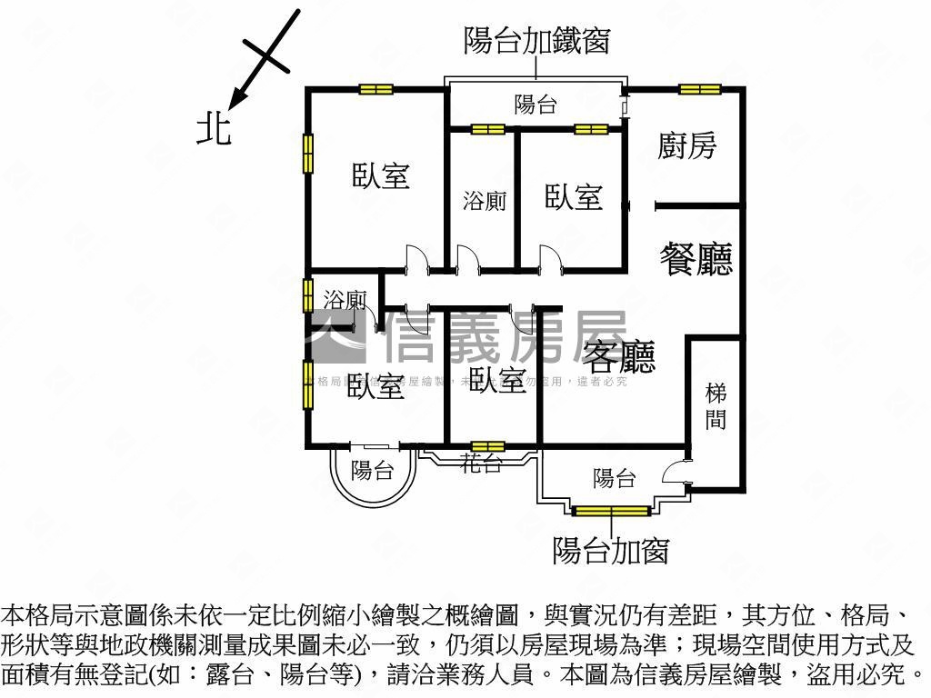 金華２樓大四房大空間房屋室內格局與周邊環境