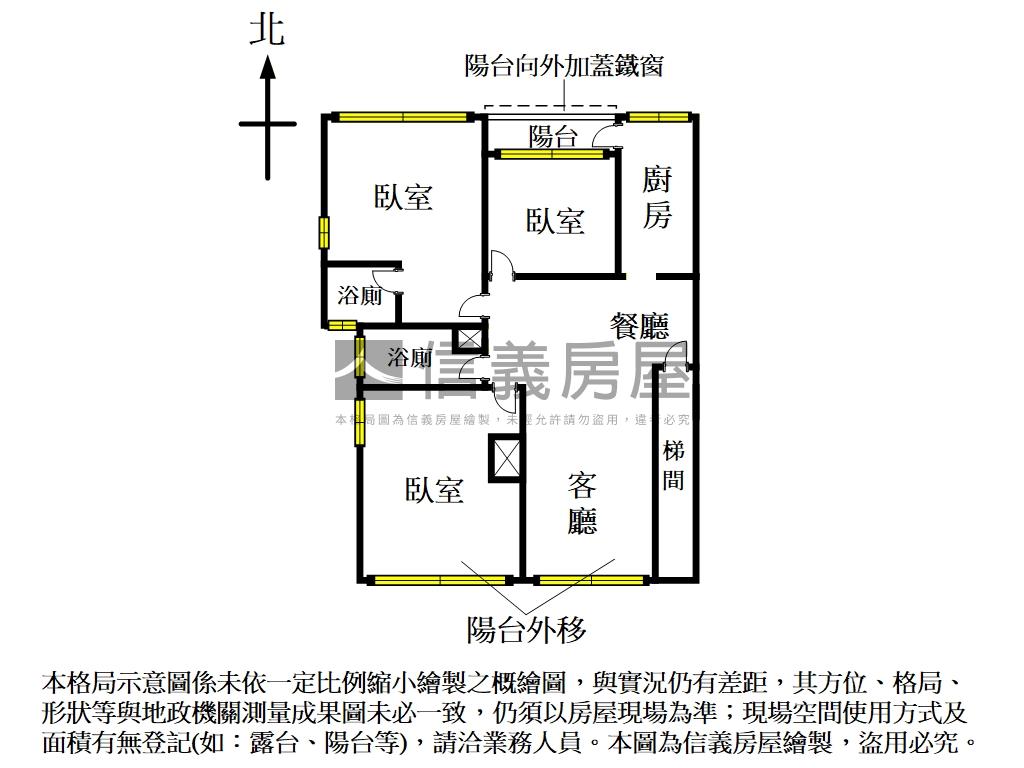 新北投極漂亮３房房屋室內格局與周邊環境