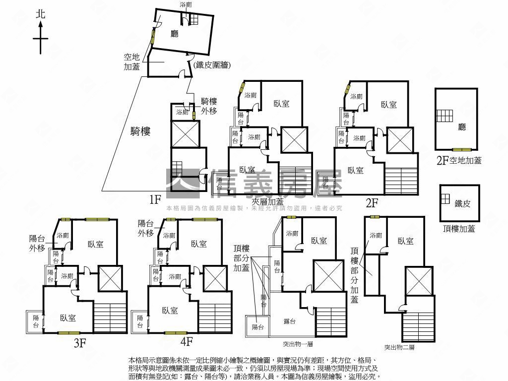 北區金龍街大透店房屋室內格局與周邊環境