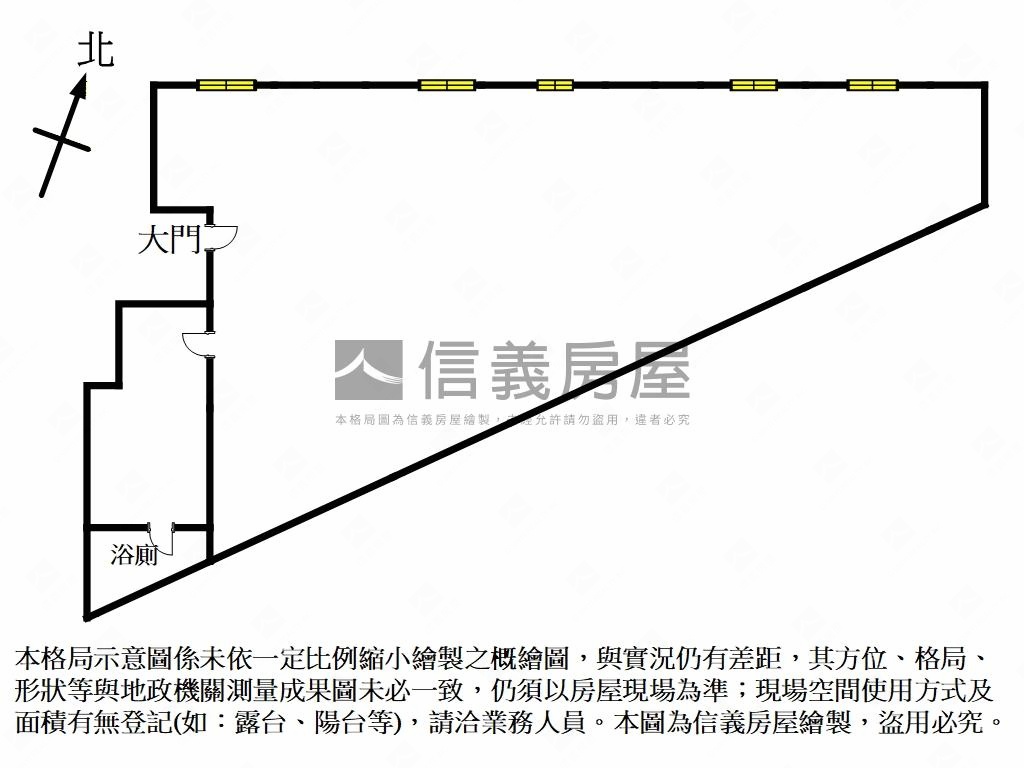 龍興大空間房屋室內格局與周邊環境