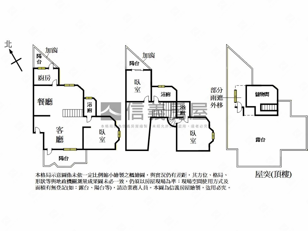 水田街樓中樓公寓房屋室內格局與周邊環境