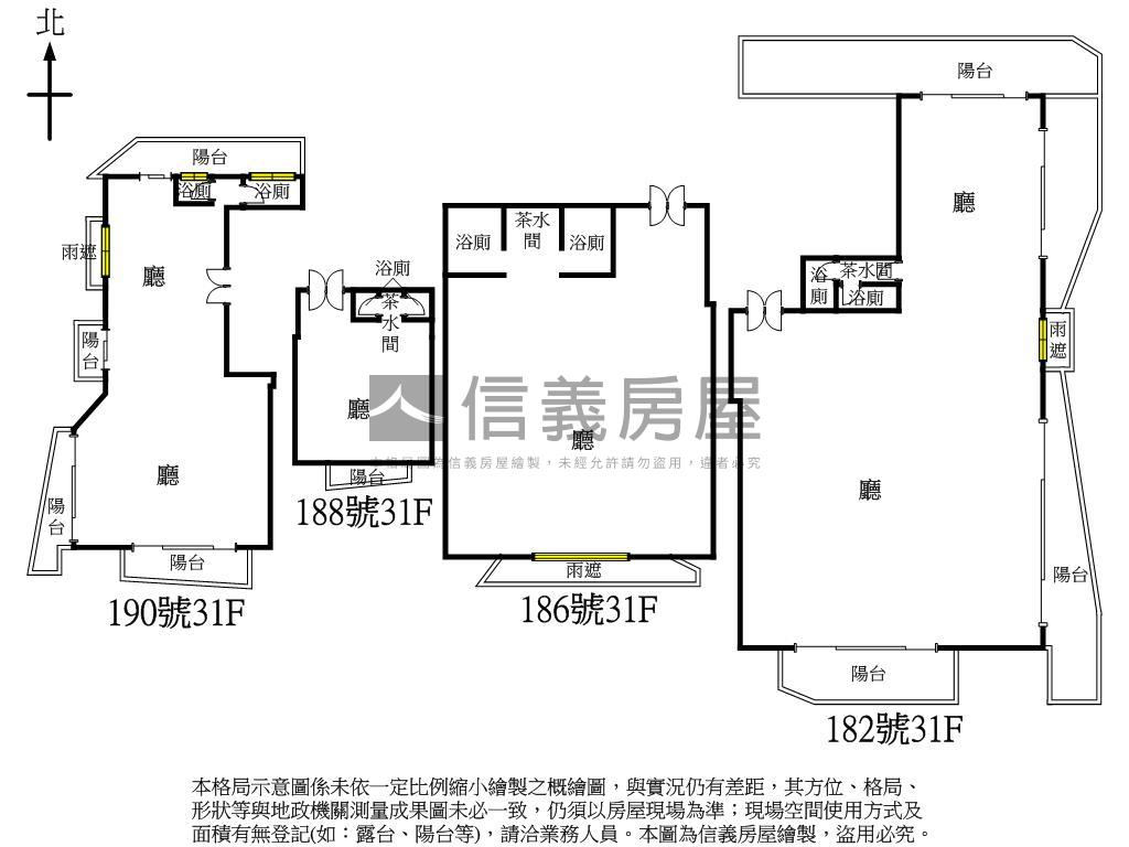 高雄ＣＢＤ經貿中心整層房屋室內格局與周邊環境