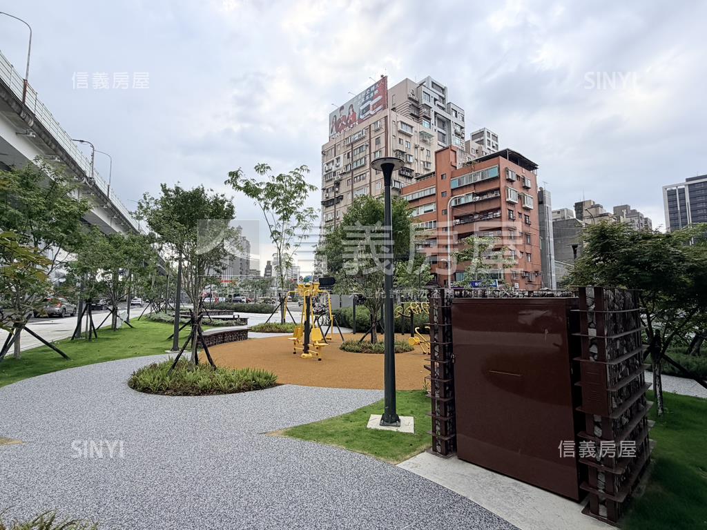 渭水路公園旁邊間黃金店面房屋室內格局與周邊環境