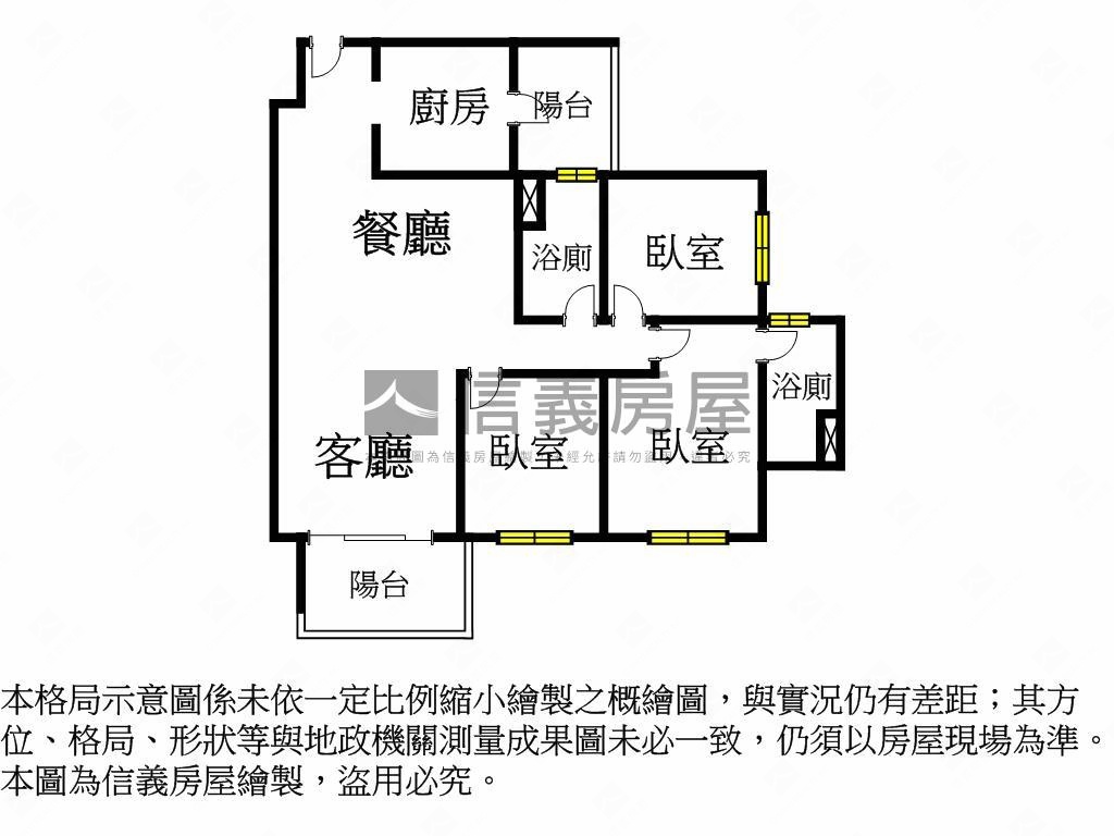 科研双星三房平車房屋室內格局與周邊環境