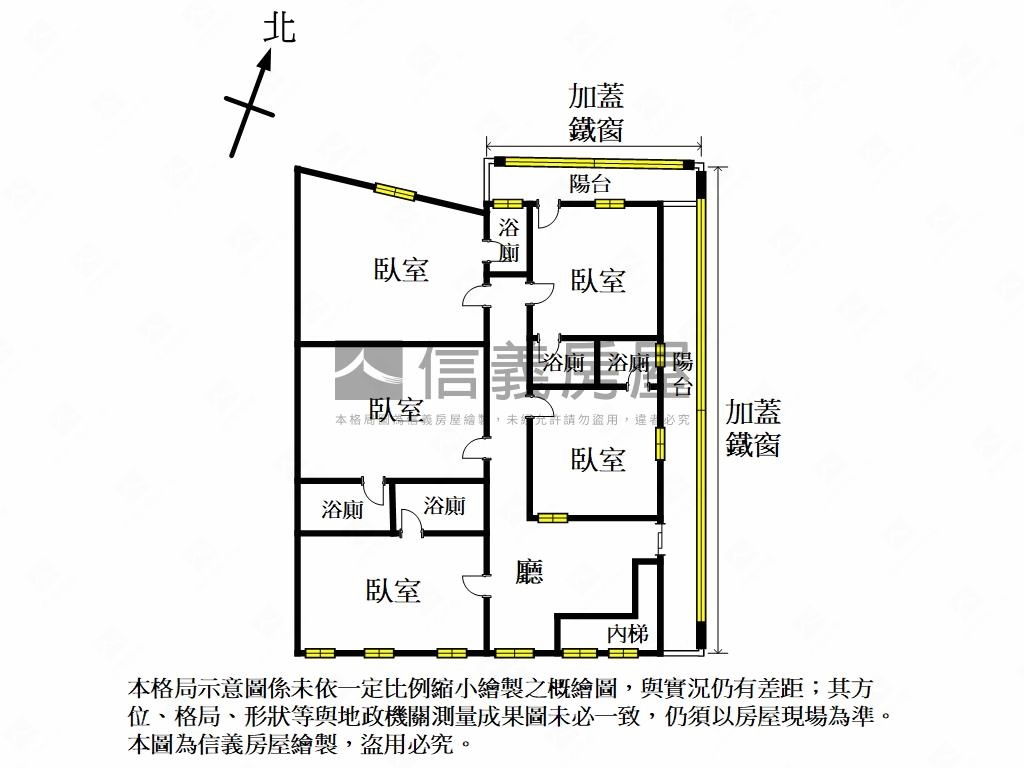 北投出租套房［四樓］房屋室內格局與周邊環境