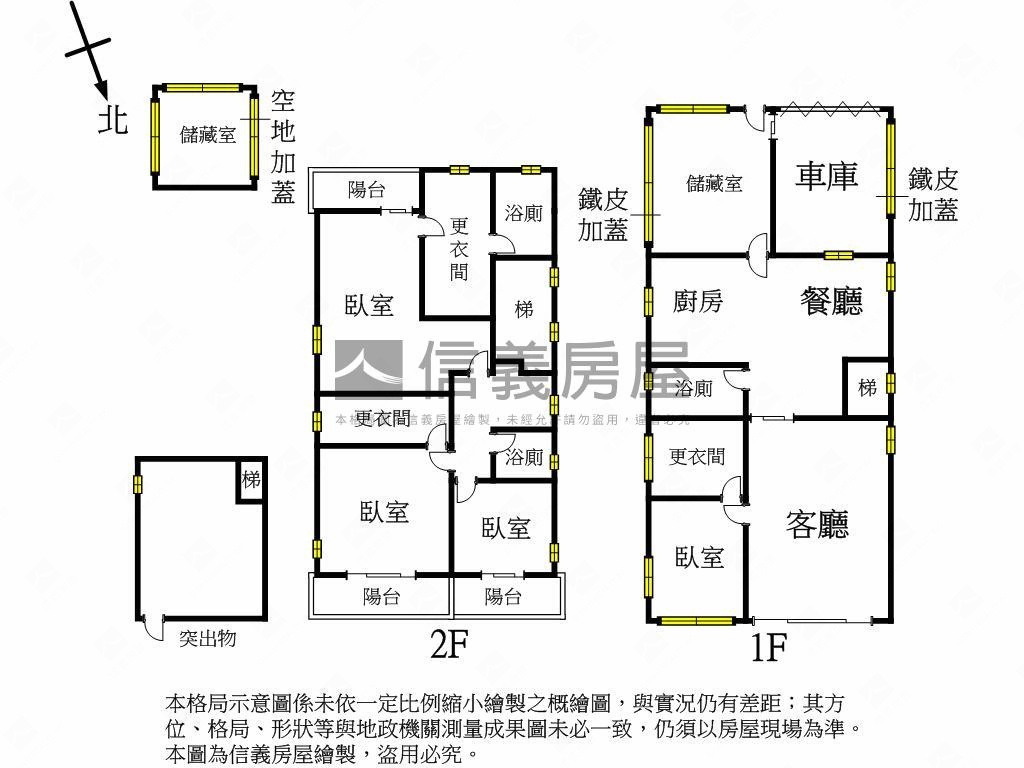 新埔前庭後院美農舍房屋室內格局與周邊環境