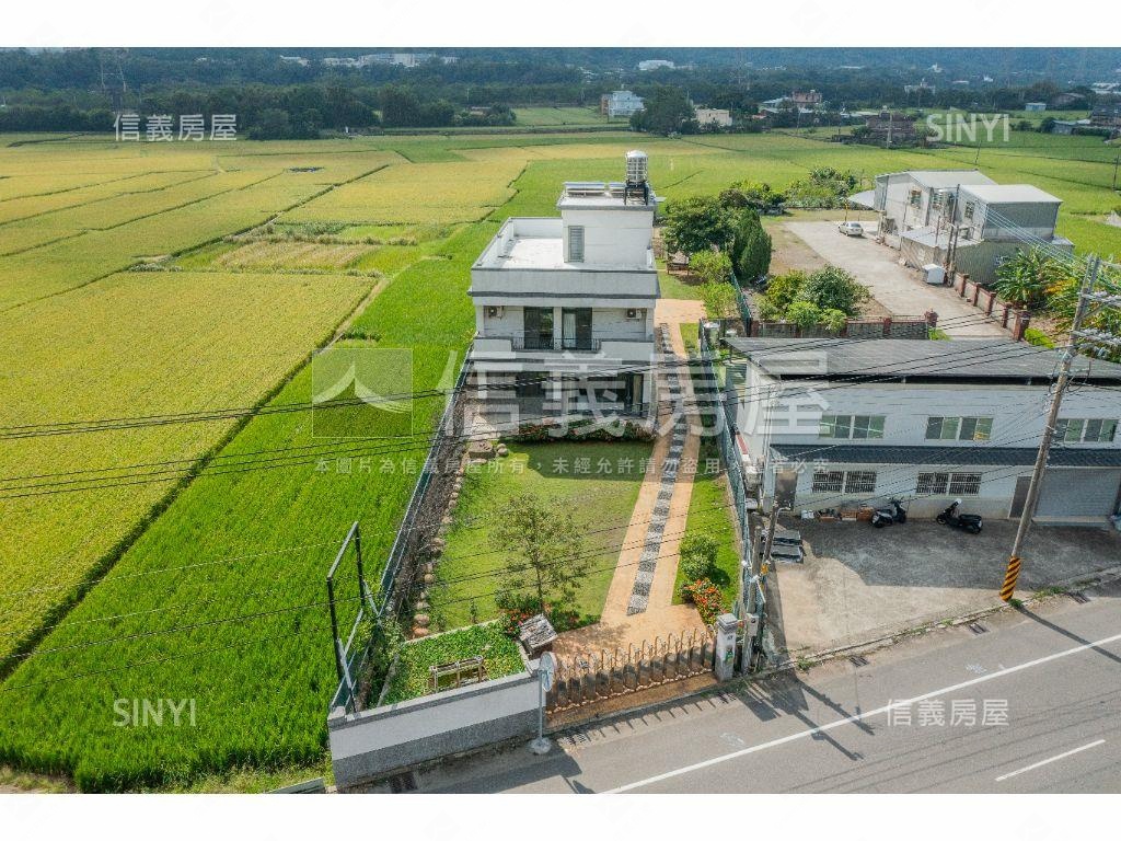 新埔前庭後院美農舍房屋室內格局與周邊環境