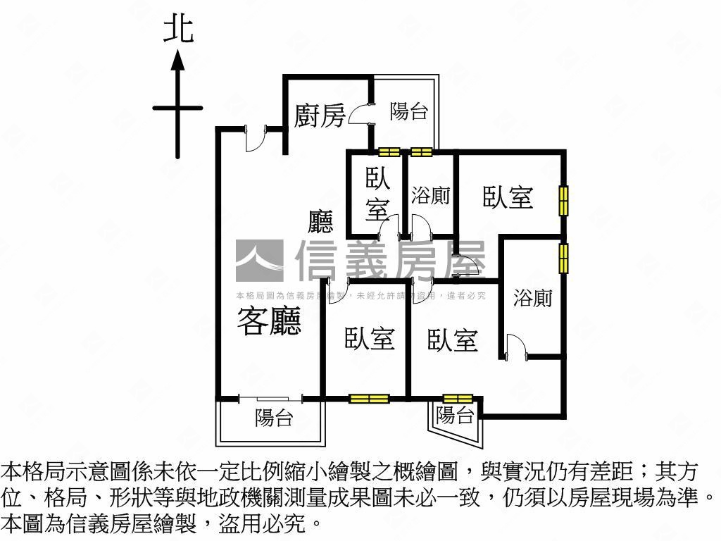 裕翔研山視野四房平車房屋室內格局與周邊環境