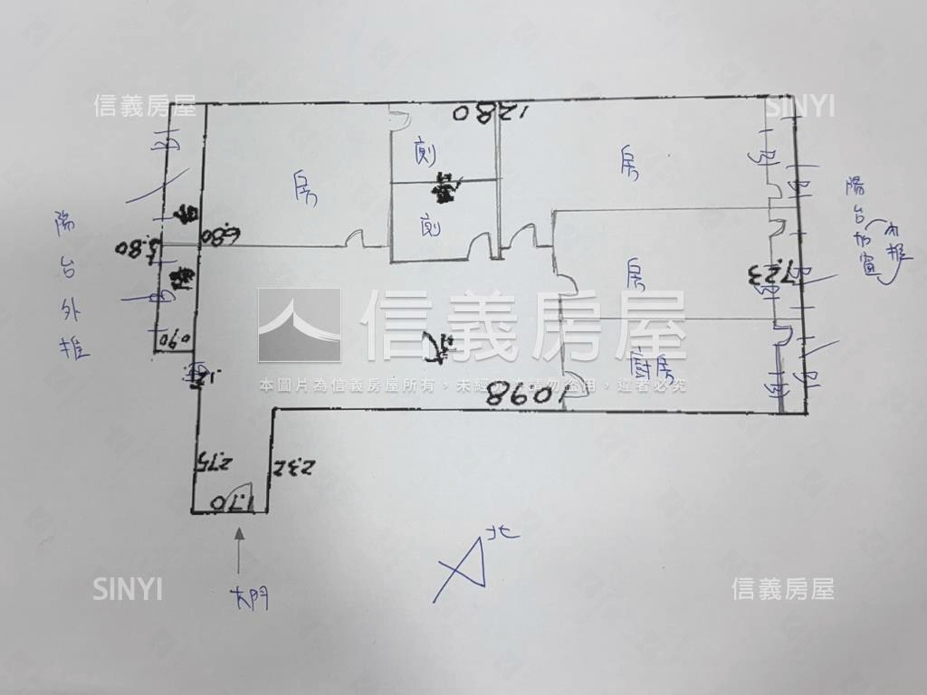 信義安和典雅三房房屋室內格局與周邊環境