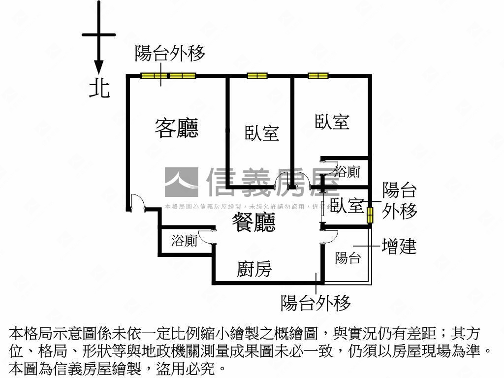 捷運方正三房電梯房屋室內格局與周邊環境