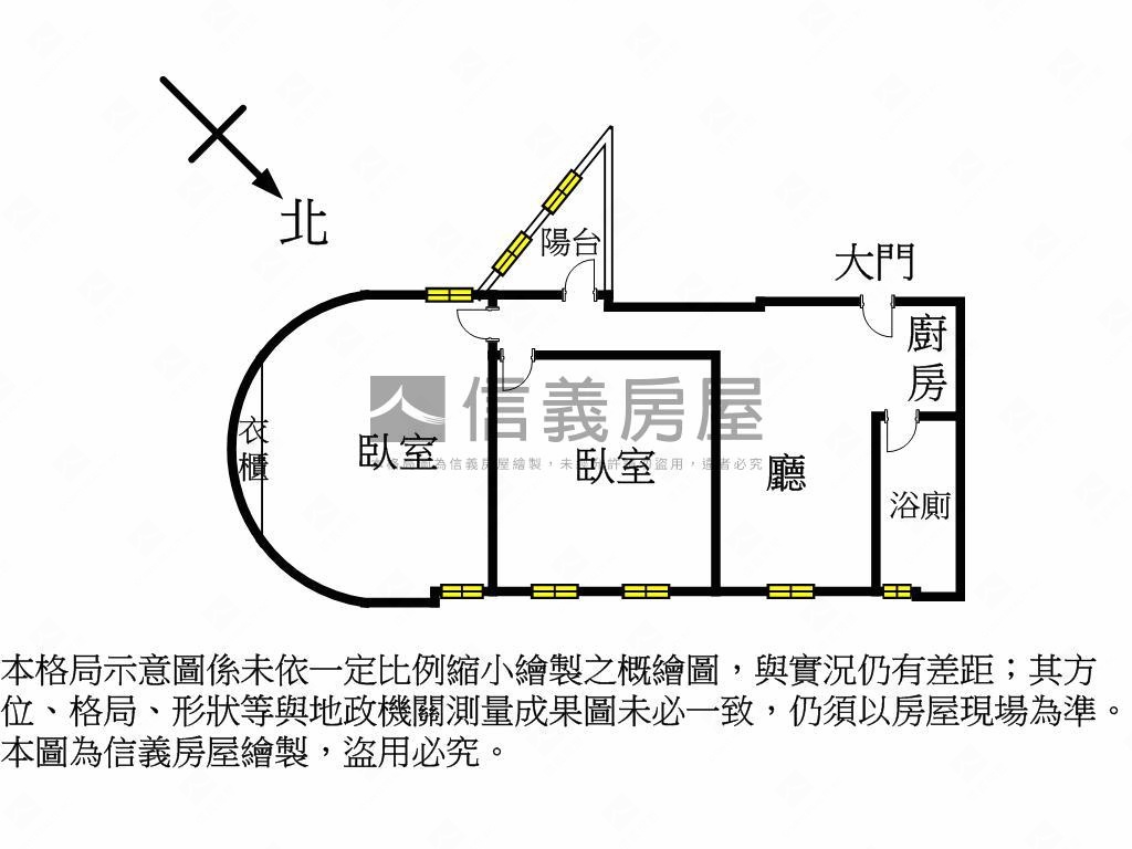 松江路邊間電梯兩房房屋室內格局與周邊環境