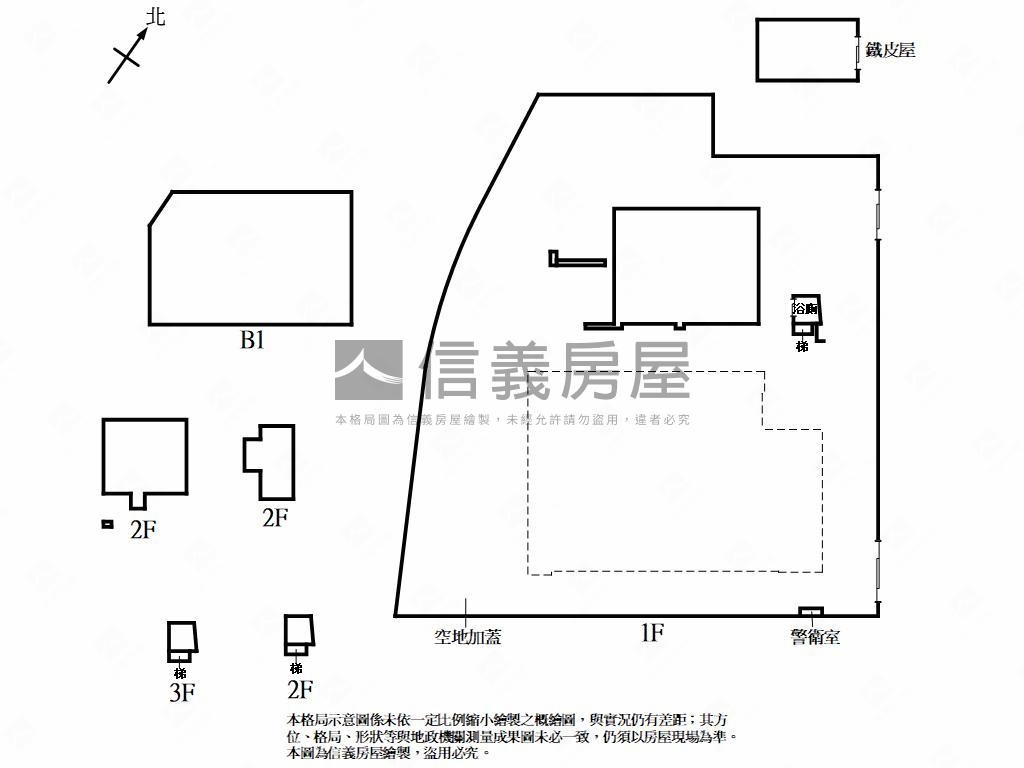 大寮千坪甲工廠房土地房屋室內格局與周邊環境