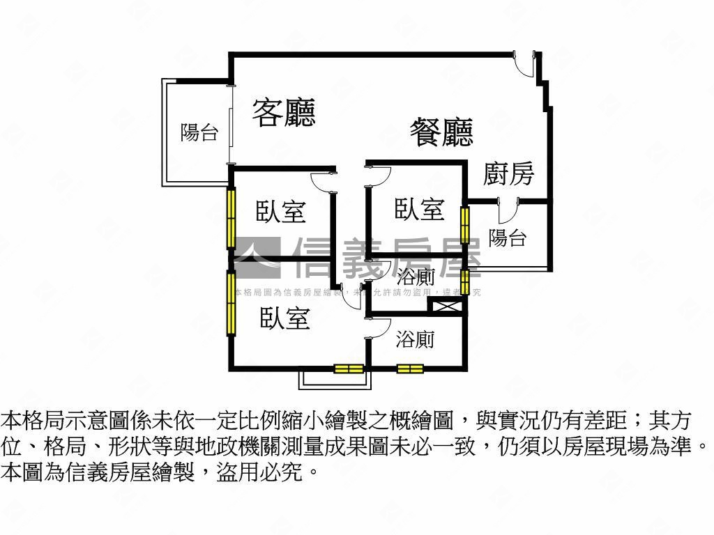 亨都新富房屋室內格局與周邊環境