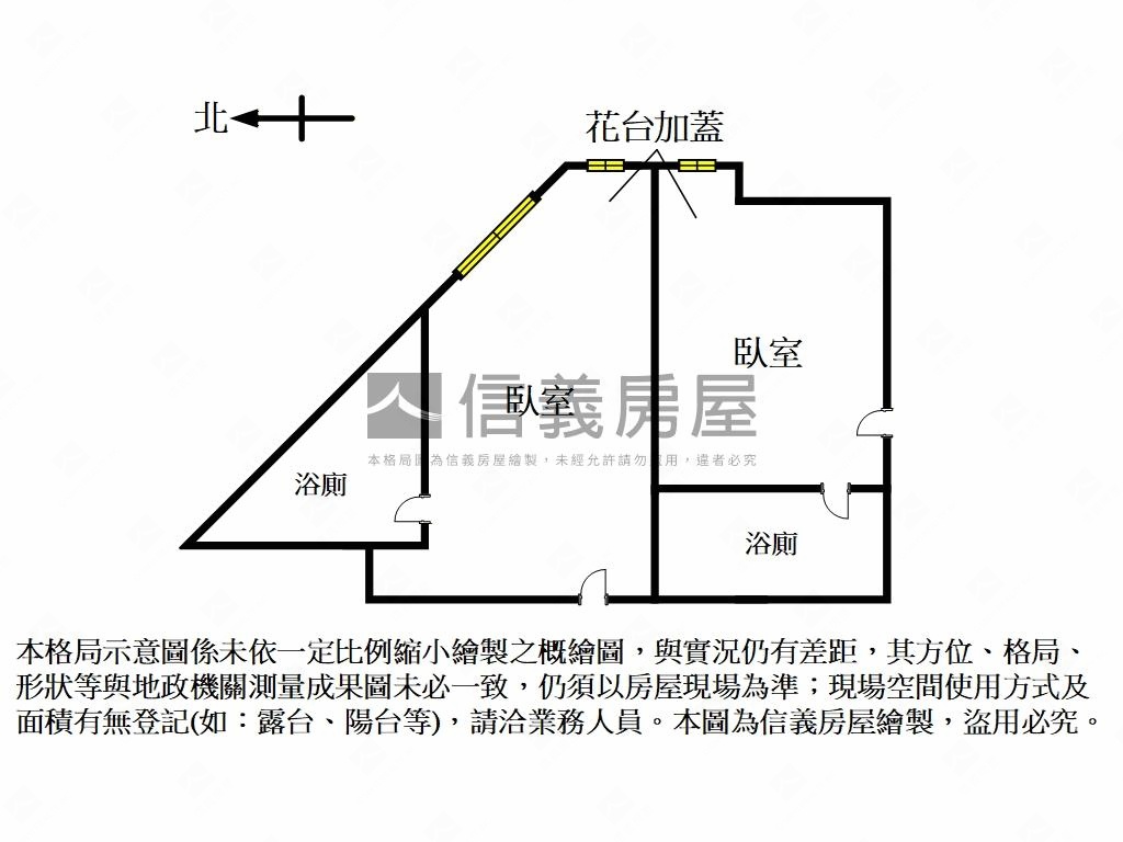 信義精萃松菸２房輕邸房屋室內格局與周邊環境