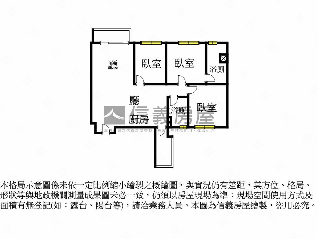 家睦中山質感三房平面車位房屋室內格局與周邊環境