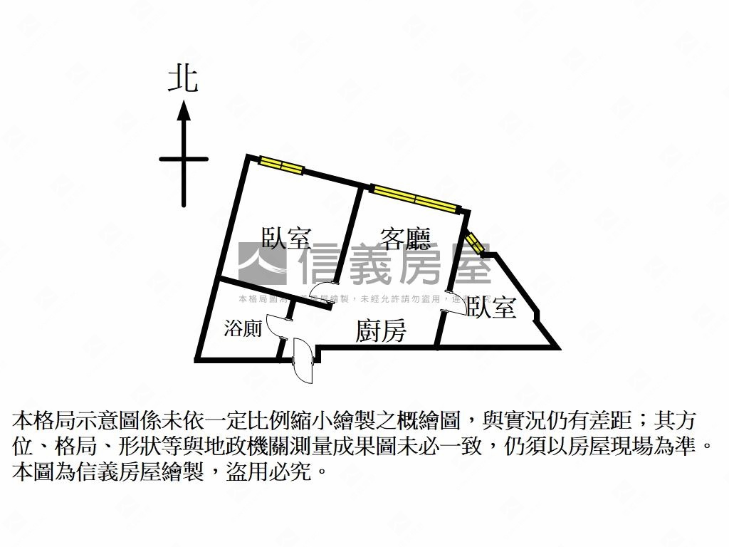 專任電梯兩房．近捷運紅線房屋室內格局與周邊環境