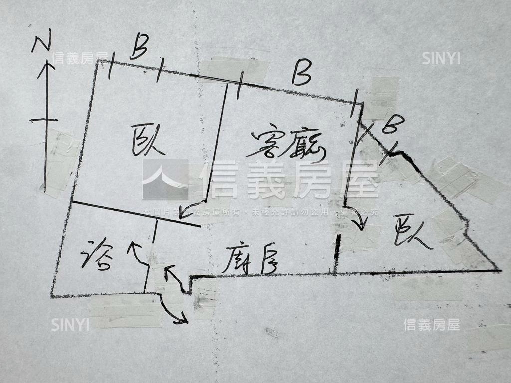 專任電梯兩房．近捷運紅線房屋室內格局與周邊環境