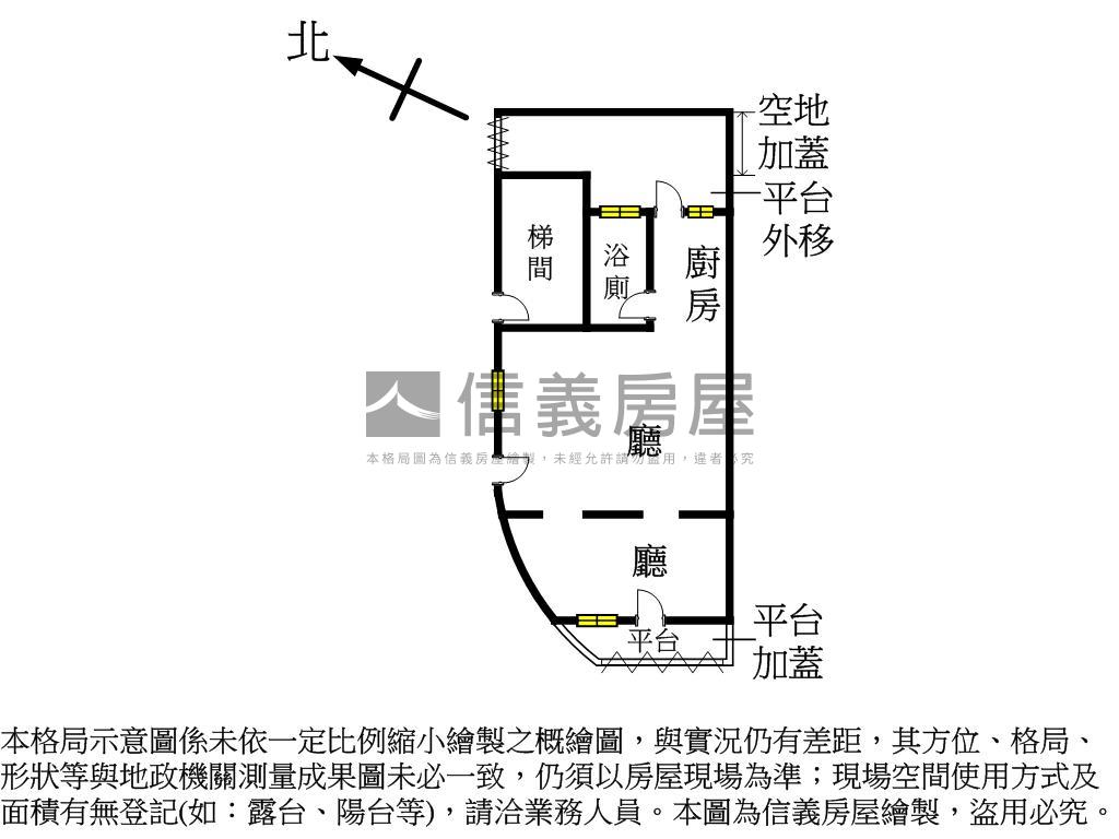 板橋火車站對面店面一樓房屋室內格局與周邊環境