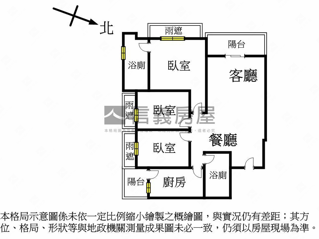 御璽景觀三房車位房屋室內格局與周邊環境