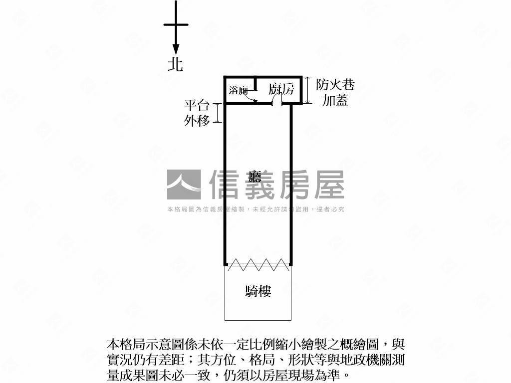 正長春路人潮店面房屋室內格局與周邊環境