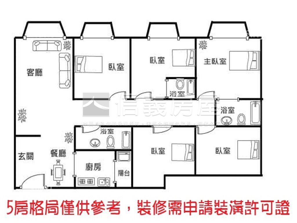 ㊣海華主建５５坪美妝大戶房屋室內格局與周邊環境