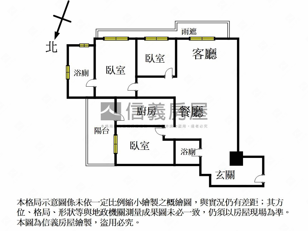 幸福莊園＊成家三房房屋室內格局與周邊環境