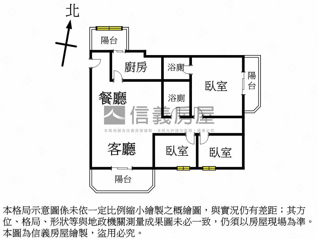 新案祥安國宅三房樹梢戶房屋室內格局與周邊環境