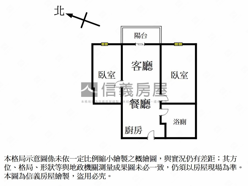 專任！民安讚景觀方正兩房房屋室內格局與周邊環境