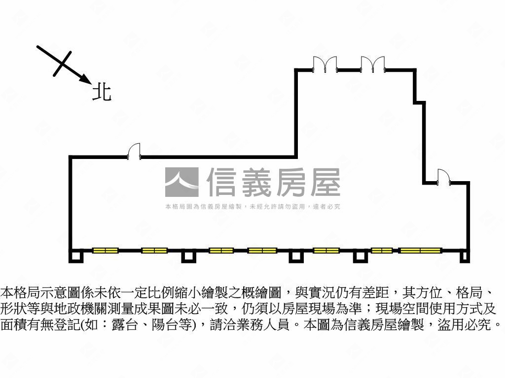 新板特區百坪商用店辦Ａ房屋室內格局與周邊環境