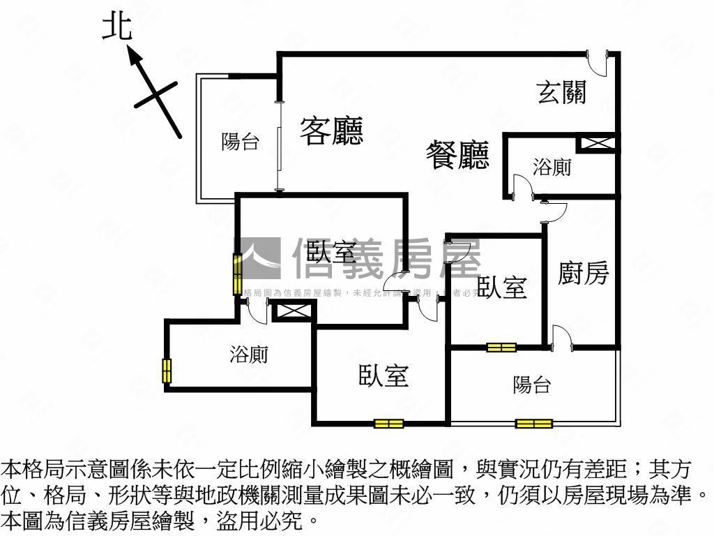梧棲海港勝興豐境三房平車房屋室內格局與周邊環境