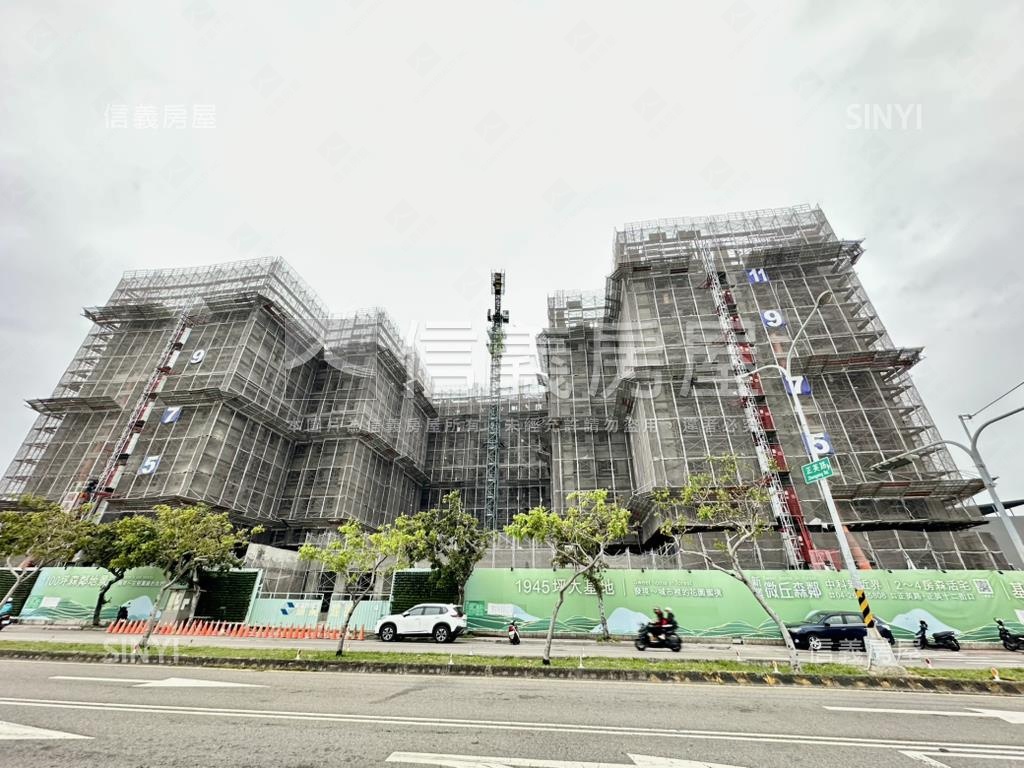 新業微丘森鄰二房平車Ｈ棟房屋室內格局與周邊環境
