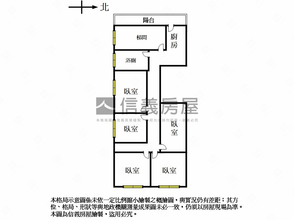 民權吉林路４樓房屋室內格局與周邊環境